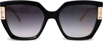 Chopard Occhiali da sole cat-eye - Nero