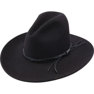 Stetson Gus Crushable Hat in Black at Nordstrom, Size Small