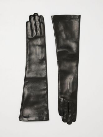 Ermanno Scervino High-Cuff Smooth Leather Gloves