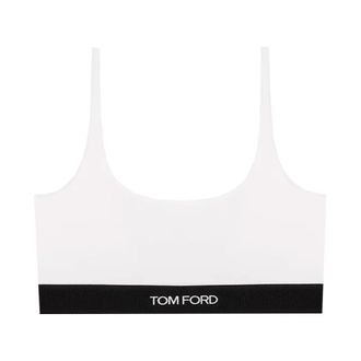 Tom Ford Modal Signature Bralette - Dames - BHs - Wit - S - Ondergoed