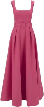 Rebecca Vallance Rosalia Gown - Dames - Casual kleedjes - Roze - S - Polyester - Kleedjes