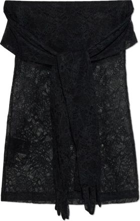 VETEMENTS Kanten top - Dames - Tops zonder mouwen - Zwart - XS - Tops