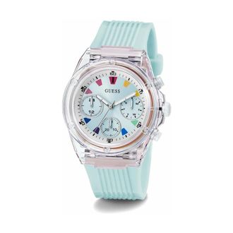 Guess Athena Chronograph - Dames - Horloges - Blauw - ONE Size - Accessoires