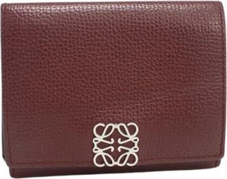 Loewe Pre-owned Wallets, female, Brown, Size: ONE SIZE Pre-owned Leather Wallet