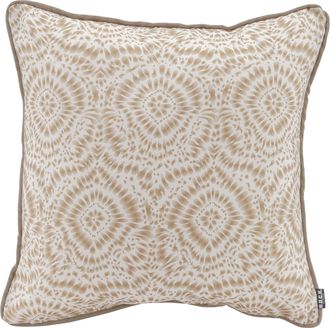 H.O.C.K. Dekokissen »Badu Batik Steel Outdoor« mit Keder, Kissenhülle mit Füllung, 1 Stück