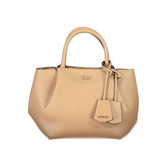 Guess Beige Polyurethane Womens Womens Bag