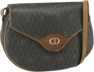 Dior Pre-owned Cross Body Bags, female, Green, Size: ONE SIZE Pre-owned Plastic Shoulder Bag