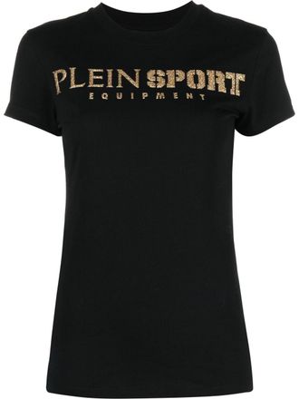 Plein Sport logo-print short-sleeve T-shirt - Black