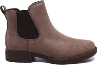 Born Womens Cove Chelsea Booties In Taupe Suede