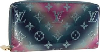 Louis Vuitton Pre-owned Wallets, female, Multicolor, Size: ONE SIZE Pre-owned Vintage Multicolor Patent Leather Long Wallet