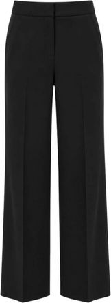 Marella Emmvoliera 2 Wide Broeken - Dames - Wijde Broeken - Zwart - XS - Polyester - Broeken