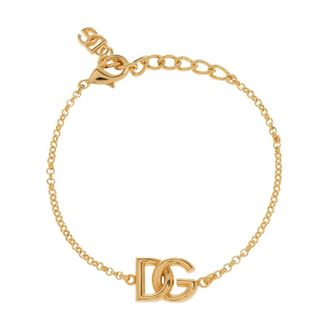 Dolce & Gabbana Bracelets, male, Yellow, Size: ONE SIZE Bracelet with logo