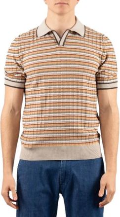 Gran Sasso Polo - Heren - Polos - Beige - XL - Tops