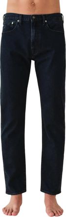 Jeanerica Tapered Mid Rise Jean In Blue Black