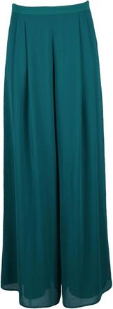 Pennyblack Papaia Wide Broeken - Dames - Wijde Broeken - Groen - M - Polyester - Broeken