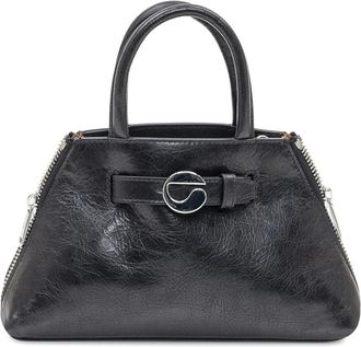 Coperni Mini Data Bag - Dames - Handtassen - Zwart - ONE Size - Leer - Tassen