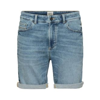 Camel Active Heren, Korte broeken, Blauw, Maat: W40 Denim