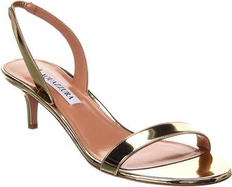 Aquazzura So Nude Leather Sandal