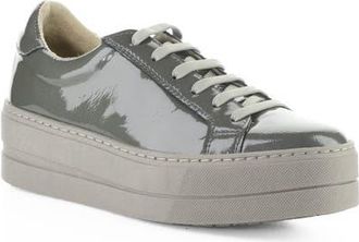 Bos. & Co. Maya Platform Sneaker in Dk Grey Gulmarg Pate at Nordstrom, Size 42