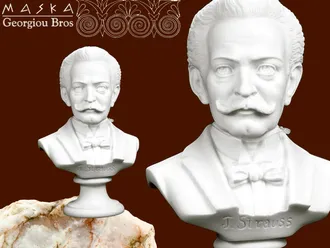 OEM Busto De Strauss - Alabastro Griego