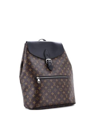 Louis Vuitton Palk Macassar Monogram Canvas backpack - Black