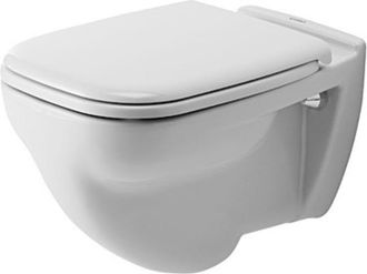 Duravit Duravit - D-code Inodoro Suspendido, Enrasado Plano, 355x540x350mm