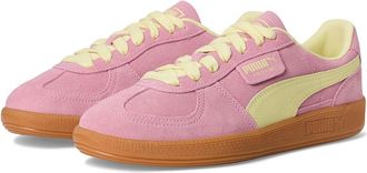 Puma Palermo Sneakers Womens Boots Poised Pink/Gold Moon : 10.5 B - Medium, Leather/Textile