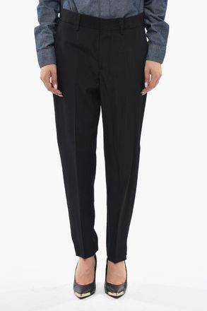 Dsquared2 Pantaloni in Lana Vergine a Vita Regolare Dsquared2