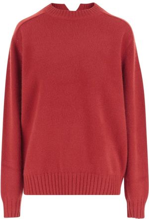 Carven V-Back Cashmere Sweater
