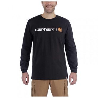 Carhartt Work in Progress Core Logo L/S Longsleeve f&uuml;r Herren | schwarz
