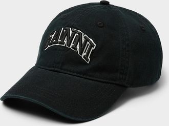 Ganni Mens Embroidered logo cap
