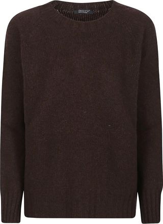 Aragona raglan-sleeve cashmere sweater - Brown