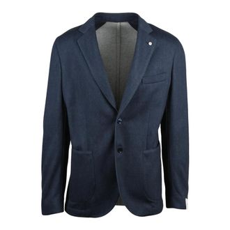 L.B.M. 1911 L.b.m. 1911, Heren, Jassen, Blauw, Maat: XL Katoen
