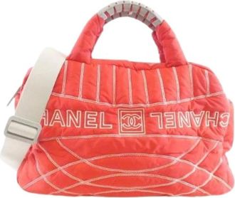 Chanel Borsa a spalla in nylon Pre-owned Sports Line - - Pre-owned - Donna - Rosso - ONE SIZE