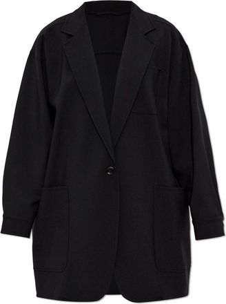 Max Mara Orlaya Oversize Stretch-Wool Canvas Jacket