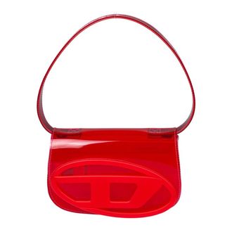 Diesel Shoulder Bags, female, Red, ONE SIZE, 1DR Shoulder Bag