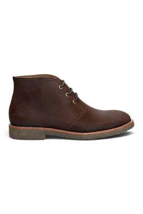 Panama Jack Panama Jack Mens Brown Leather Waterproof Lace-Up Desert Boots - Gael C37