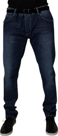 Dolce & Gabbana Stretch Skinny Denim Jeans - Heren - Slim Fit Jeans - Blauw - 3XL - Denim - Jeans