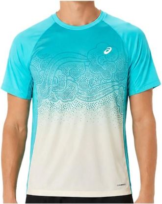 Asics Road Fade S/S Top Laufshirt f&uuml;r Herren | t&uuml;rkis