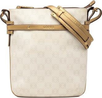 Loewe Pre-owned Cross Body Bags, female, White, Size: ONE SIZE Pre-owned Classic Crossbody Bag