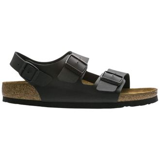 Birkenstock Schoenen, unisex, Zwart, 44 EU, Su&egrave;de, Milano Birko-Flor Normale Pasvorm