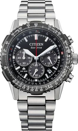 Citizen Promaster Sky Navihawk Chronograph Quartz Black Dial Mens Watch CA4664-60E