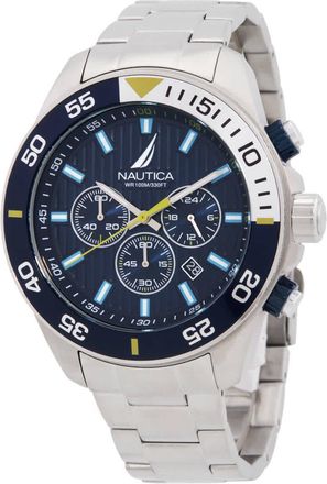 Nautica One Chronograph Quartz Blue Dial Mens Watch NAPNOS304