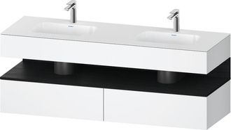 Duravit Qatego Lavabo Encastrado Con Base De Lavabo Consola, - Duravit