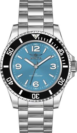Invicta Specialty 69726 Herenhorloge - Quartz Uurwerk - Roestvrij Staal met Blauwe Wijzerplaat - 40 mm