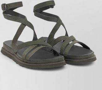 UGG goldengaze low sandals ankle strap design