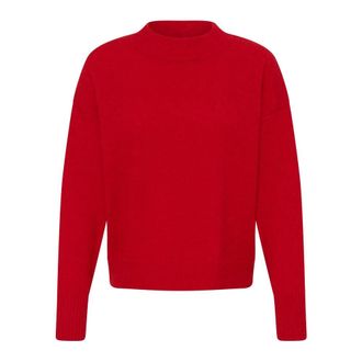 Ichi Ichi - Trui met ronde hals - Dames - Truien - Rood - Maat: S