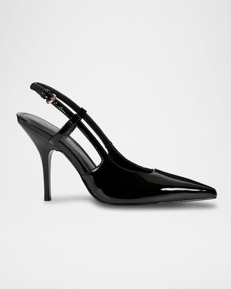 Marc Fisher Torry Patent Leather Slingback Pumps
