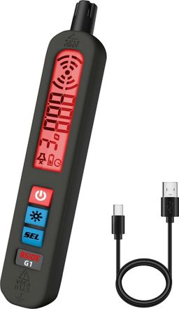 OEM Detector Multig&aacute;s G1, Detector Recargable De Fugas De Gas Natural Con Alarma Ac&uacute;stica, Visual Y Por Vibraci&oacute;n, Bol&iacute;grafo Detector De Gas Port&aacute;til Con 