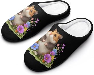 Generic Hamster Butterfly Rat Womens Slippers Winter Warm House Shoes Indoor Outdoor Hotel Slipper